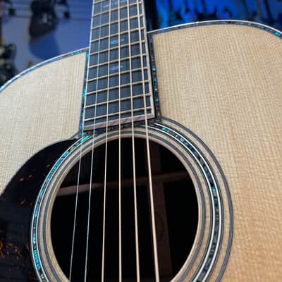 Martin D-45 Modern Deluxe Left Handed Acoustic Guitar - Natural Auth Dealer, Get Plek'd Free! 177 image 9