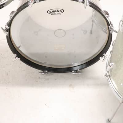 Gretsch Round Badge 3pc Drum kit Set Silver Sparkle 20/14/13" Vintage 1960's image 19