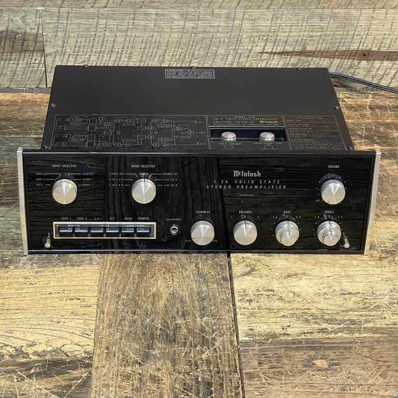 McIntosh C 26 Stereo Solid State Preamp
