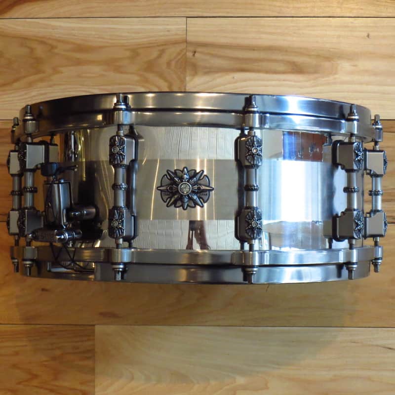 Tama Warlord Collection Spartan 6x14" Stainless Steel Snare Drum image 1