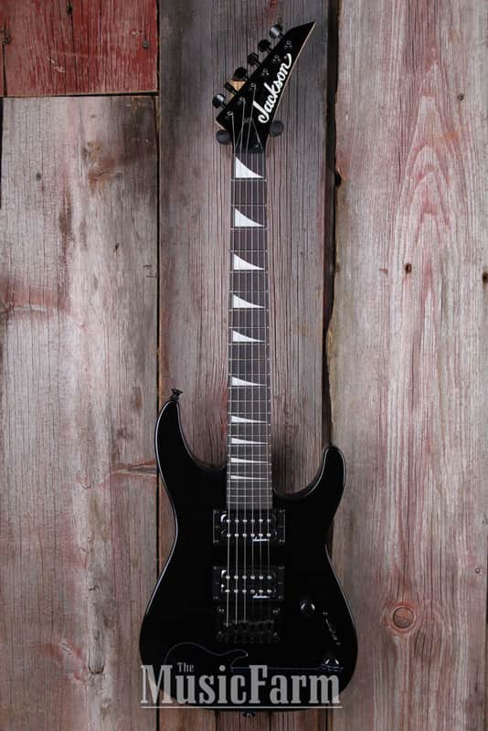 Jackson JS Series JS 1X Dinky Minion 24 Fret Electric Guitar Gloss Black Finish image 1
