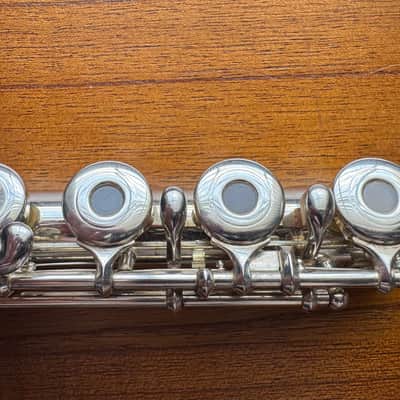 Jupiter 611RBSO Deluxe Standard Series Open-Hole Flute with Offset G, B-Foot 2010s - Silver-Plated image 20