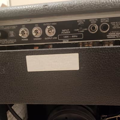 1992 Fender Twin-Amp w/ Case image 2