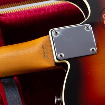2002 Fender Japan CIJ Left-Handed TL62B-TX ’62 Telecaster Custom Sunburst Texas Specials image 9