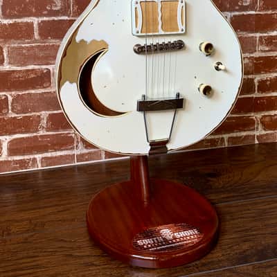 Ronin Badmoon 2020 White Over Gold Relic (White Falcon Style) New *Last one ever* Clean Demo added. (Authorized Dealer image 3