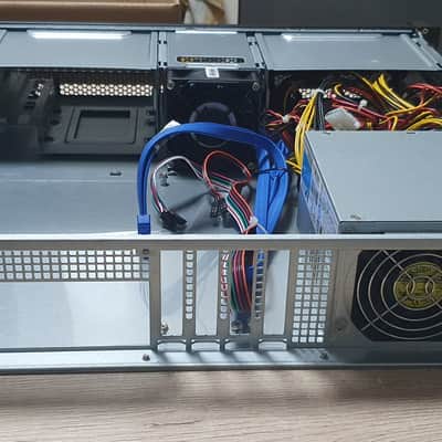 Empty Server rack -2U CHENBRO RM 24200 low profile case + 600W power supply image 4