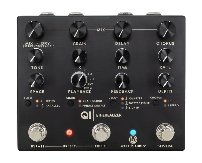 Walrus Audio Qi Etherealizer Multi Effect Pedal - Black - Open Box image 1