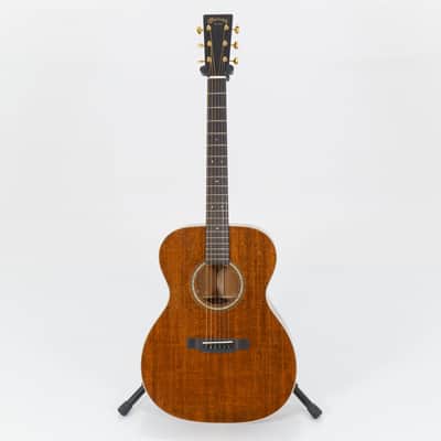 Martin Custom Shop 000-14F Flamed Mahogany 14-fret Acoustic Guitar with Ebony Fingerboard image 5
