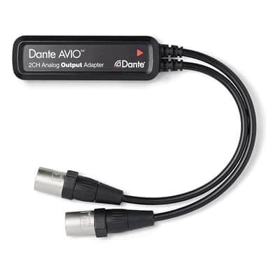Audinate Dante AVIO - Analogue Output Adapter 2-Channel image 1