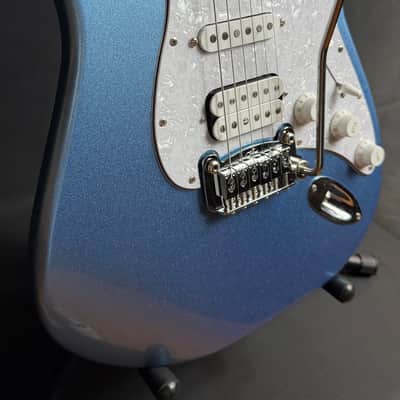 G&L Tribute Legacy HSS Electric Guitar Lake Placid Blue Finish (607) image 6