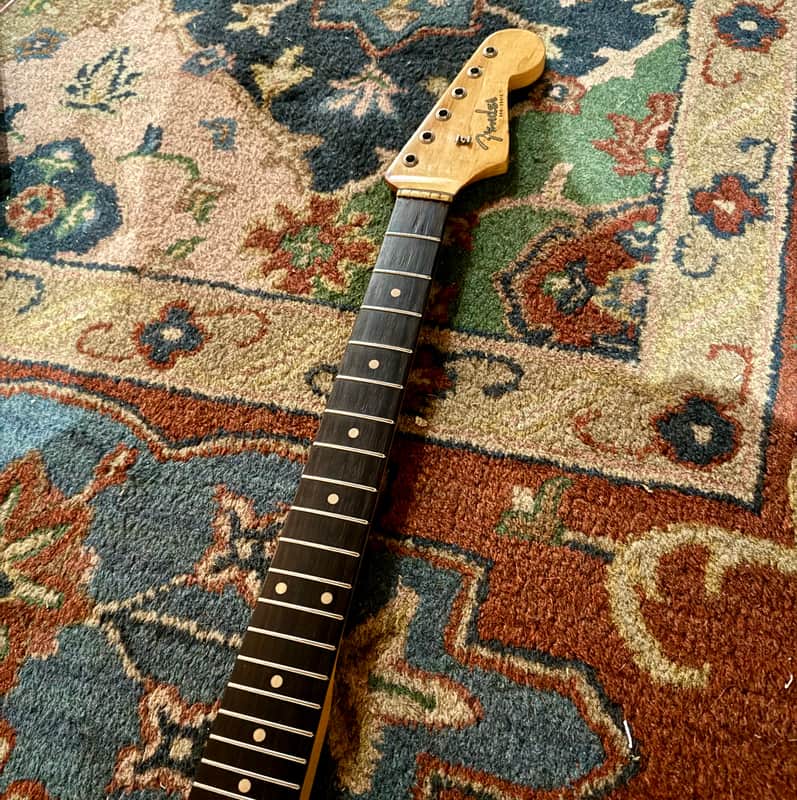 Original 1961 Fender Duo Sonic Rosewood Slab Neck image 1