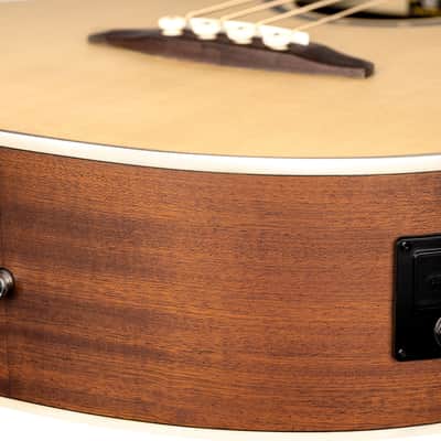 Ortega D7E-4 Deep Series 7 Spruce Top Mahogany Neck Medium Scale 4-String Acoustic-Electric Bass Guitar image 17