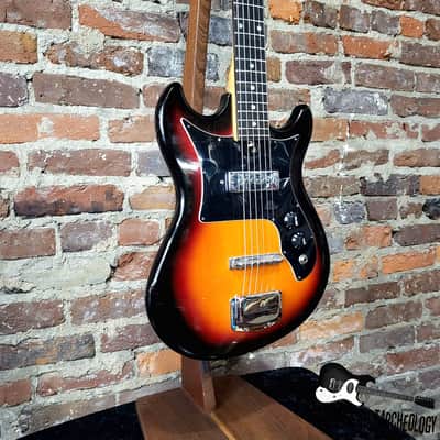 Harmony H-801 Electric Guitar (1970s, Sunburst) image 5