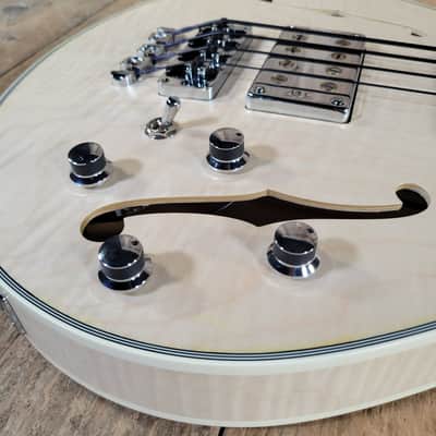 Warwick Star Bass II SC 2010 Germany Flamed Maple Satin w/ Orig Flight Case & Box - Natural image 19