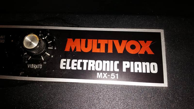 Multivox MX-51 Final Markdown! 70's Wood/Black Rare Analog Synth Electric Keyboard image 1