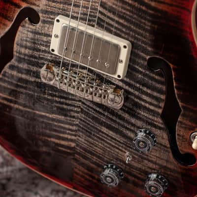 PRS Hollowbody II Piezo 2021 2021 - Charcoal Cherry Burst Bild 7