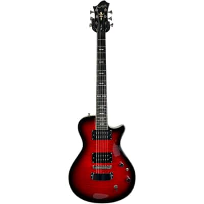 Hagstrom Ultra Swede 2008 - Red Burst image 6