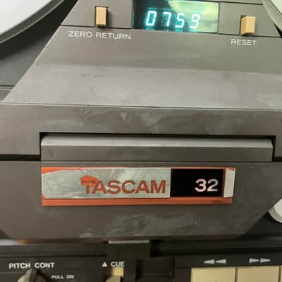 PLEASE READ ENTIRE AD!!! TASCAM 32 1/4" 10.5 inch 2-Track Half Track Semi Pro Reel to Reel Tape Deck Recorder 1989 - 1997 - Black image 4