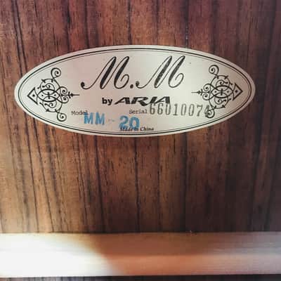 Aria MM-20 Maccaferri Gypsy Jazz Manouche Oval Soundhole Acoustic Guitar image 5