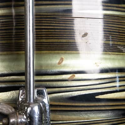 Vintage Ludwig 16x16 Avocado Strata Floor Tom image 12