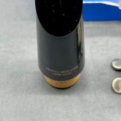Vintage Penzel-Mueller Standard Clarinet mouthpiece made in NY with Martin Cap and Ligature image 6