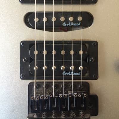 Spectrum AIL 95SS Custom Pro "Shark" Style Electric Guitar - Silver image 17