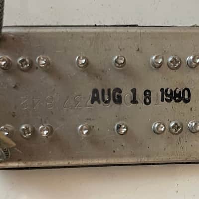 Vintage 1980 Tim Shaw Gibson Dirty Fingers Humbucker Pickups Matched Pair image 3