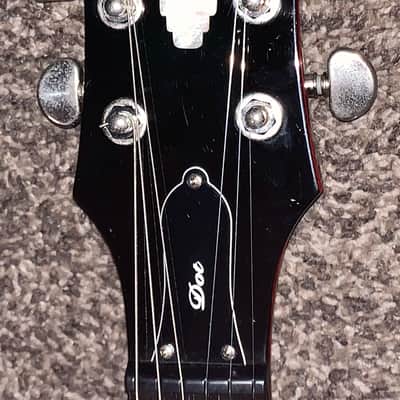 Epiphone The Dot ch  Cherry red electric guitar semi hollow body image 6