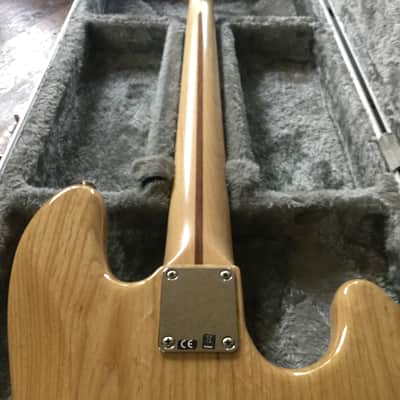 Fender Special Edition Deluxe Jazz Bass Natural Ash Lefty Left-Handed w/ Road Runner Case image 6