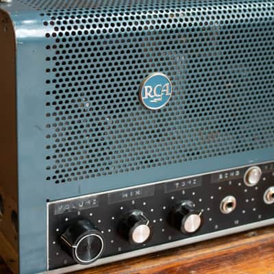 RCA/Amptek SA-354 Guitar Amp Conversion - Blue image 2
