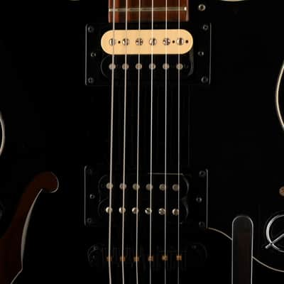 Pre Owned Epiphone Dot Ebony With Bigsby With Case image 4