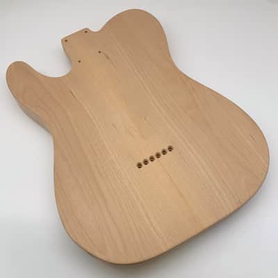 3lbs 7oz BloomDoom Nitro Lacquer Aged Relic Alder Hollow T-Style Vintage Custom Guitar Body image 2