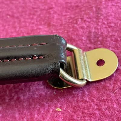 NOS leather guitar case handle for Hiscox Calton mark leaf skb gator crossrock image 9
