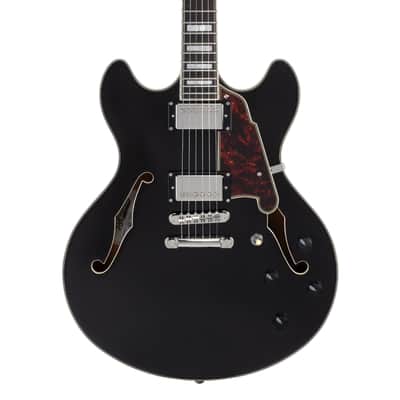 D'Angelico Premier DC w/ Gig Bag , Gtr Stand, Strap, Cable And Xtra Strings!2026 - Black Flake image 3