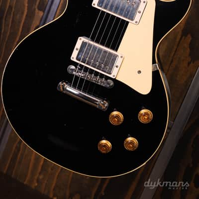 Gibson Custom 1957 Les Paul Standard All Ebony Murphy Lab Light Aged image 3