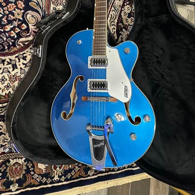 2016 Gretsch G5420T Electromatic Hollow Body Single Cutaway with Bigsby 2017 - Present Fairlane Blue image 6