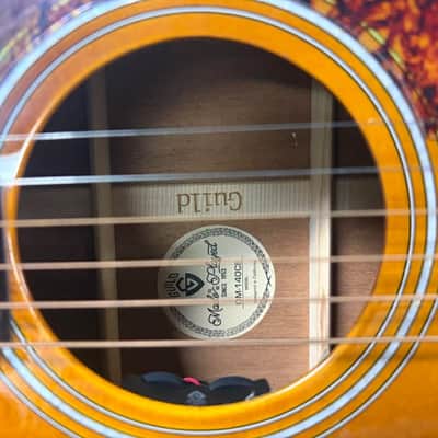 Guild OM-140CE Acoustic/Electric Guitar Natural w/ Gigbag image 8