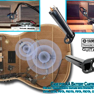Yamaha Battery Cartridge Box with Holder Case for TransAcoustic Guitar image 4
