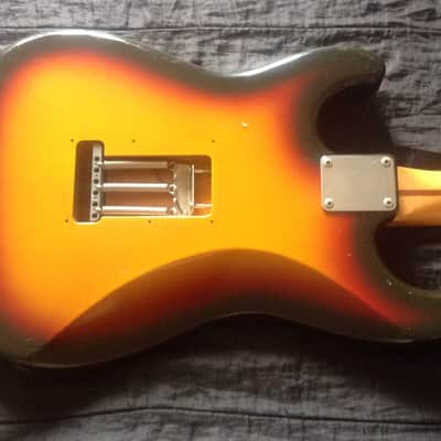 1990 Fender Japan Stratocaster Standard 3-Color Sunburst image 8