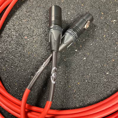 20 Foot XLR Quad Cable - Red | Bright Side Sound Machine image 2
