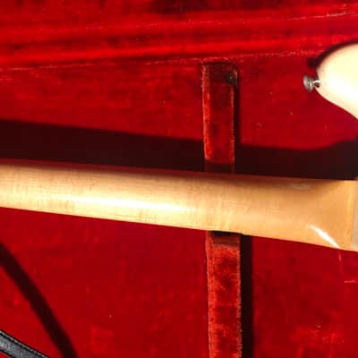 1964 Fender Musicmaster Olympic White OHSC 24"scale image 9