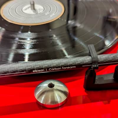 Elipson Chroma 400 RIAA Turntable - Built-in Preamp! (Walnut, Oak, Red or Black) image 8