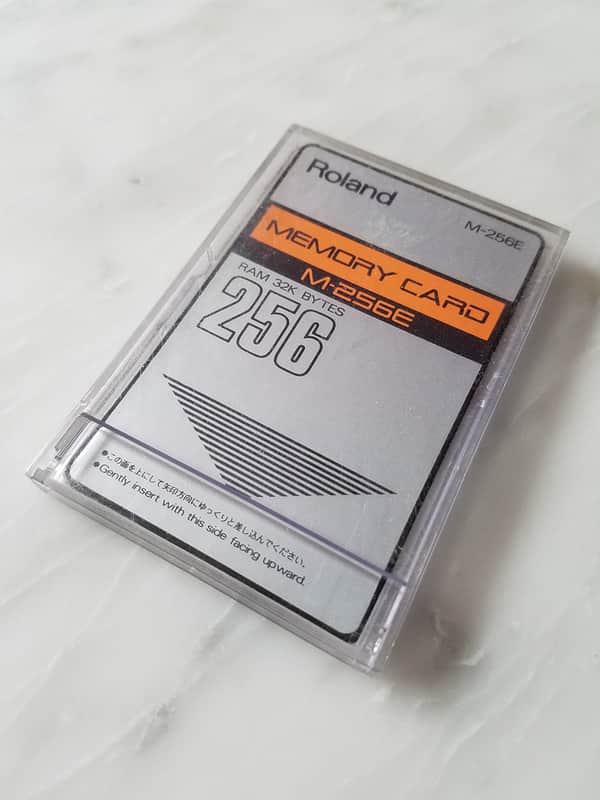 Vintage Roland M-256E Memory RAM Card for Roland R8, R8M, and R8MKII image 1