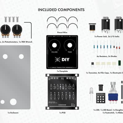 CopperSound Pedals DIY: Cir-Kit Pedal Bundle - Single Transistor Overdrive image 8