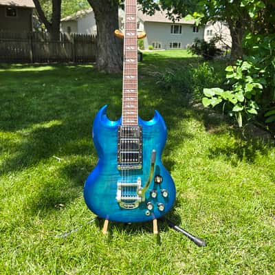 Gibson SG Deluxe Blue Burst Metallic image 2