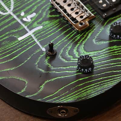 Owned By Orianthi! 2017 PRS SE Swamp Ash CE 24 Limited Edition Sandblasted Green Signed By Alice Cooper & Orianthi + OGB image 8