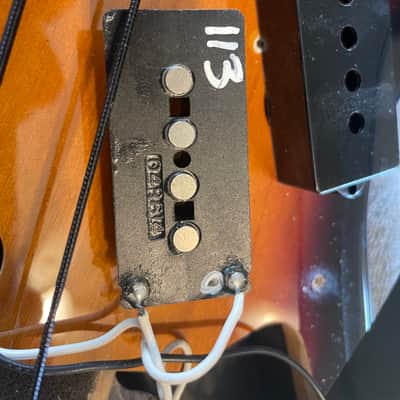 Fender Fretless Jazz P Bass - Custom Build Sunburst image 9