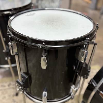Tempus 4-Piece Carbon Fiber Drum Set 1990s - Black image 10