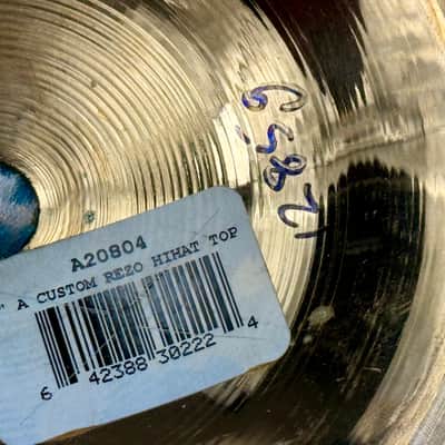 RARE SIZE 15” Zildjian A CUSTOM REZO Hihats 1285g 1561g image 14