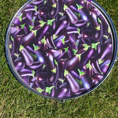12" reversible Drum Bunny cotton drum cover - partial mute - dampener - compare to Big Fat Snare Drum Quesadilla, Drum Tortilla image 1